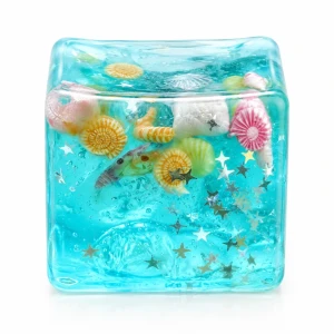 Cub antistres "needoh: flippy ice cube" cu stele marine, 5.5×5.5×5.5 cm Thumbnail 2