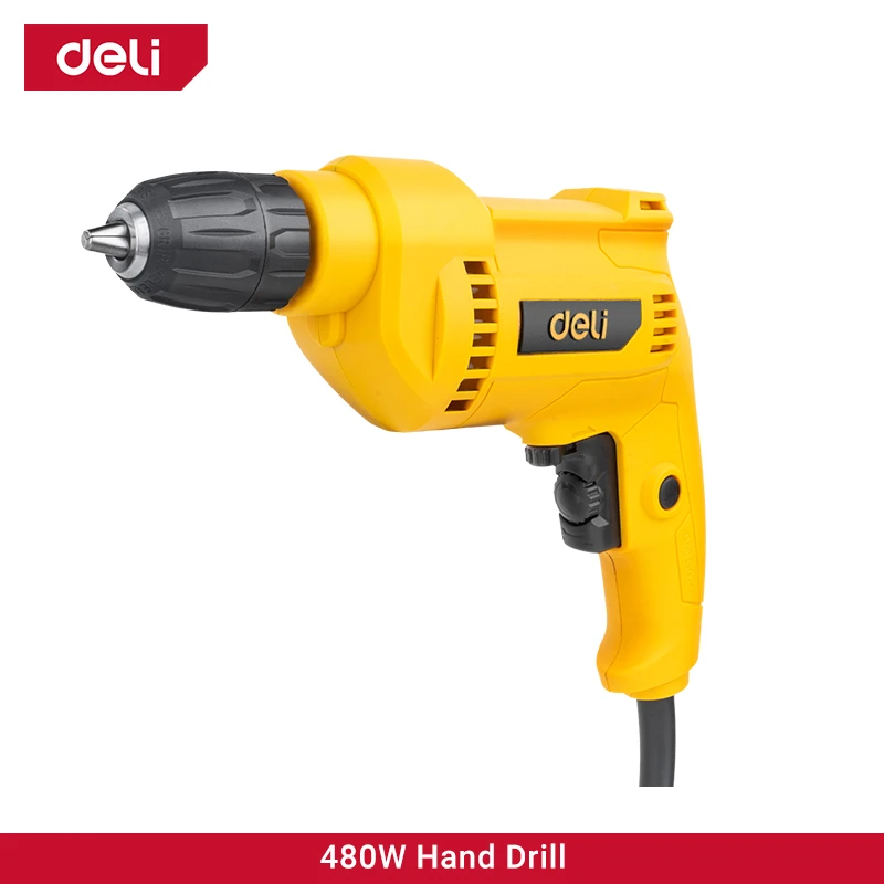 Mașină de găurit electrică deli 480 w, 10 mm 5
