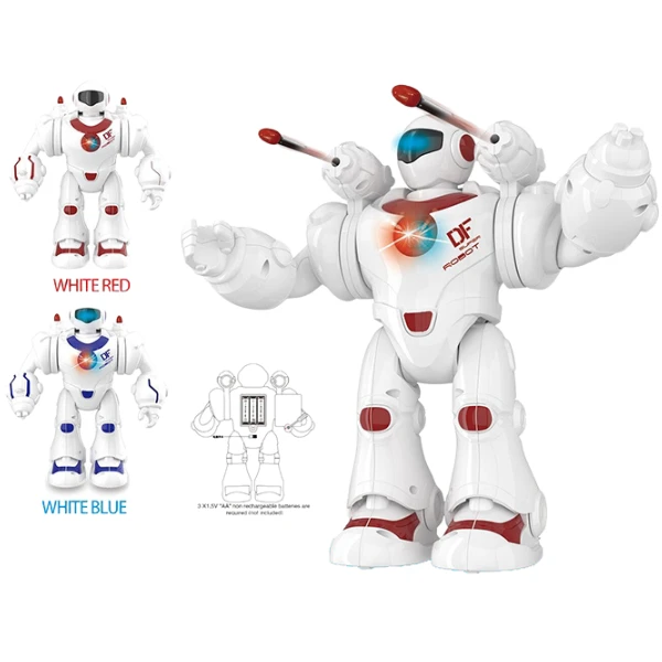 Robot inteligent, albastru și roșu 2