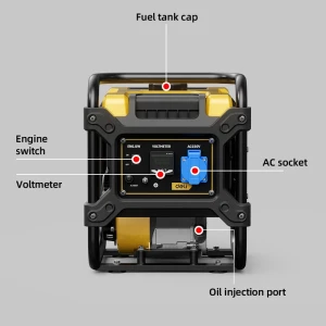 Generator pe benzină deli dl-kfd55-e1, 5,5 kw Thumbnail 3