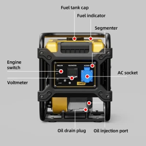 Generator pe benzină deli dl-kfd10-e1, 1,0 kw Thumbnail 2