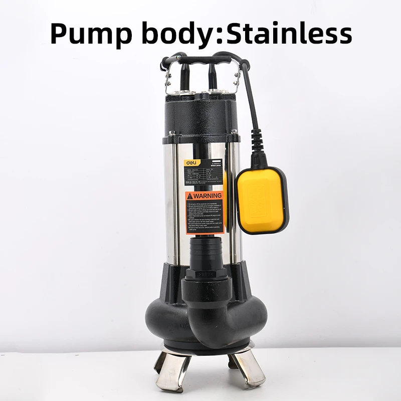 Pompă submersibilă pentru ape uzate deli 1100 w 5