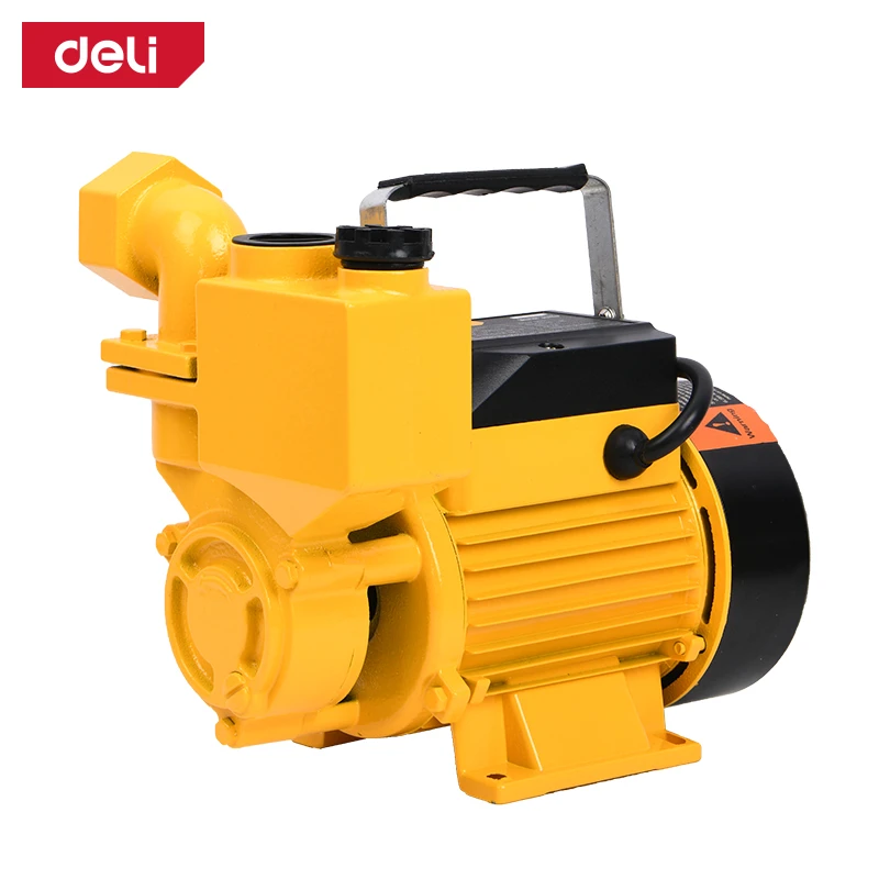 Интеллектуальный самовсасывающий насос deli dl-wzb750-e2, 750 вт yellow 3