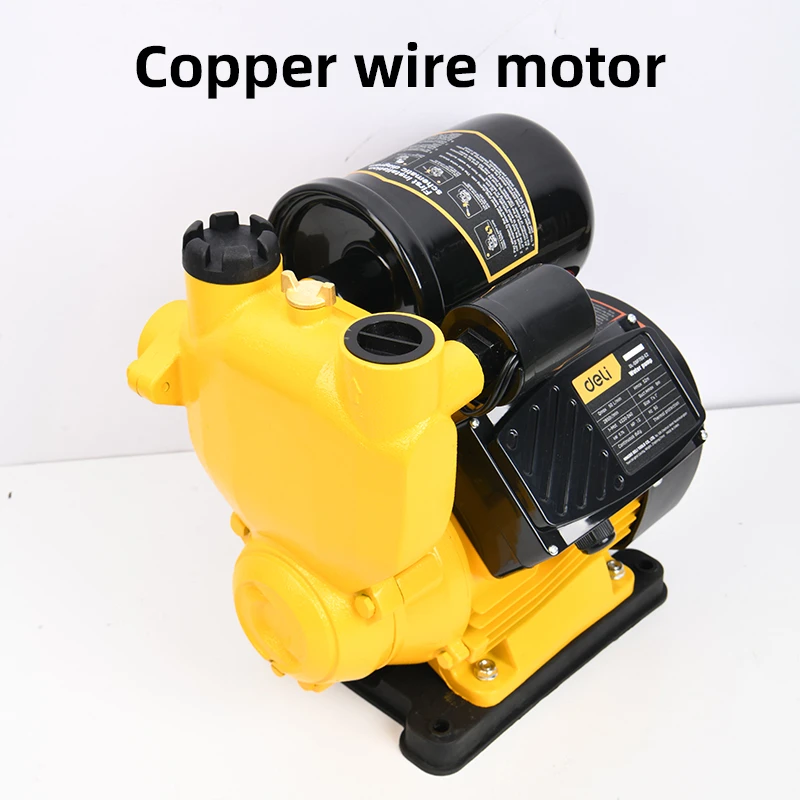 Pompă inteligentă autoamorsantă deli dl-gsp750-e2, 750 w yellow 3