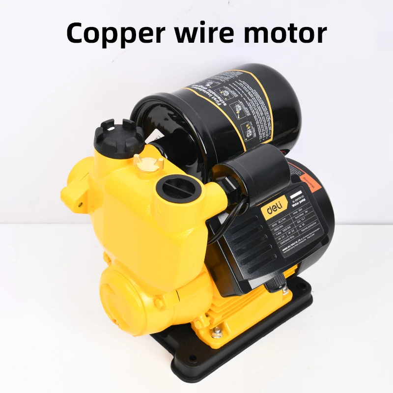 Pompă inteligentă autoamorsantă deli dl-gsp370-e2, 370 w yellow 4