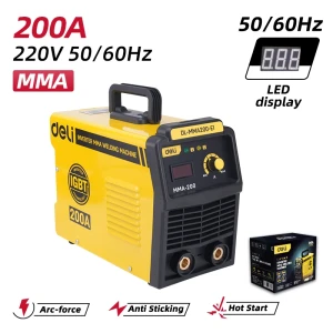 Dl-mma200-e1 aparat de sudura mma  cu invertor deli 200a Thumbnail 5