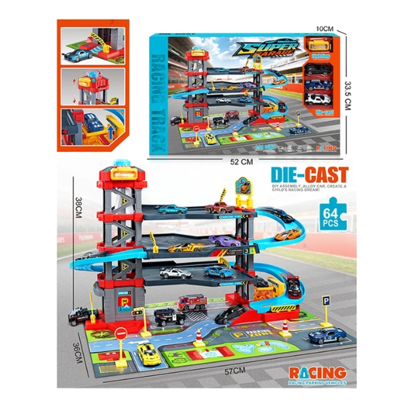 Игровой набор "автопарк" 4