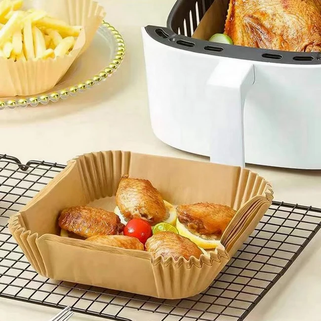 Hârtia de copt papro square air fryer paper, bej 3