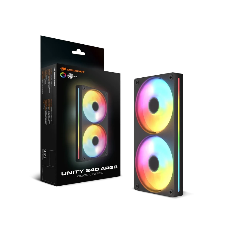 Вентилятор для пк cougar unity240-fb, 120 мм 2