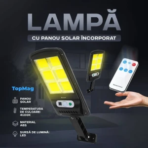 Lampă сu panou solar încorporat (w756-6)