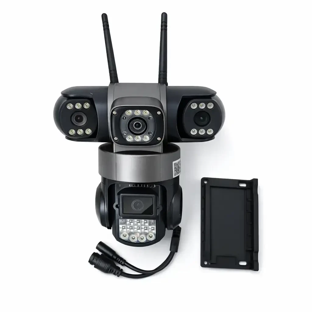 Камера 3 lens 6mp 4g eu ptz, v380pro ik-c28-4g 4