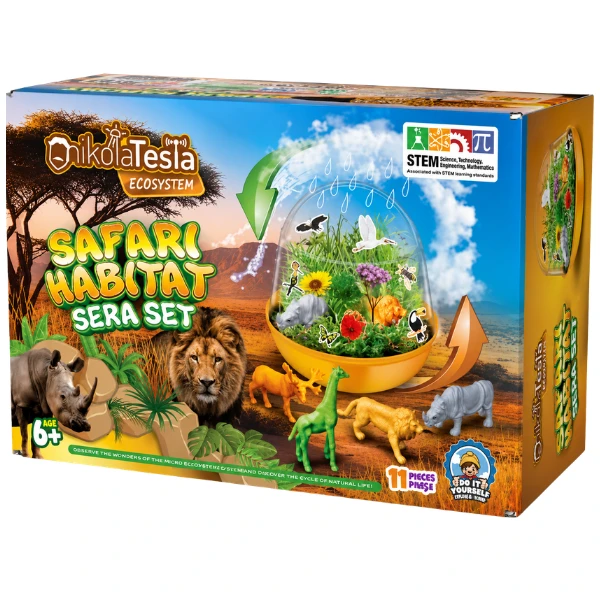 Diy set educațional "habitat de safari" nikola tesla 3