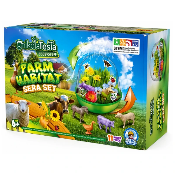 Diy set educațional "fermă într-un habitat" nikola tesla 3