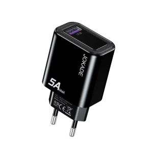 Jokade wall charger 1*usb-a 5a,20w jb140, black