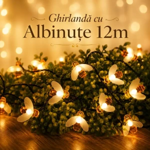 Ghirlandă 12m cu albinuțe