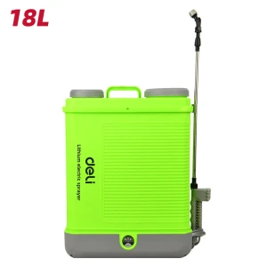 Электрический опрыскиватель deli dl581118 – 18 л, green