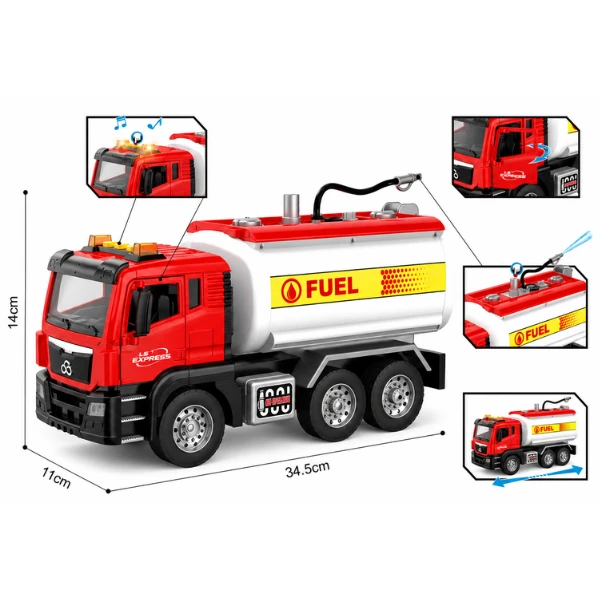1:10 cisternă oil tanker cu fricțiune (lumini /sunete) 4