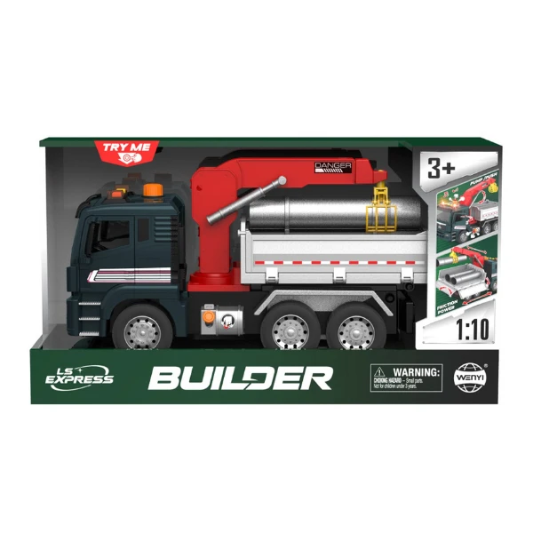 1:10 camion cu macara cu fricțiune (lumini /sunete) 3