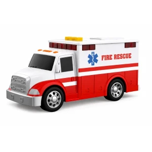 1:32 set vehicule de salvare cu fricțiune (lumini / sunete) Thumbnail 5