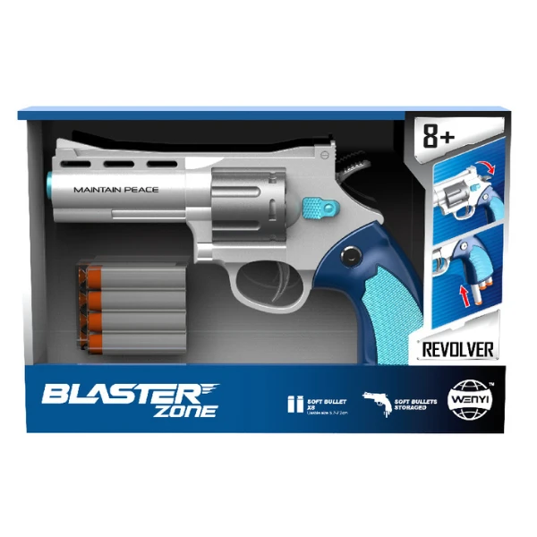 Revolver mecanic , cu gloanțe moi 3