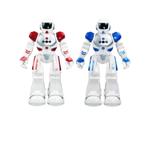 Robot jack royal cu telecomandă, albastru și roșu