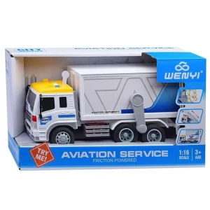 1:16 vehicul de serviciu aeroportuar cu fricțiune (lumini /sunete) Thumbnail 8