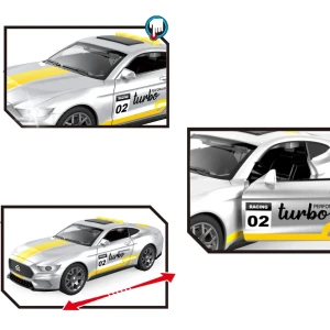 1:18 mașină sport cu inerție (lumină / sunet), sură Thumbnail 6