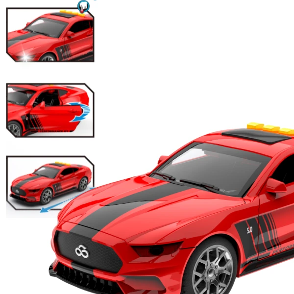 1:18 mașină sport cu inerție (lumină / sunet) 5