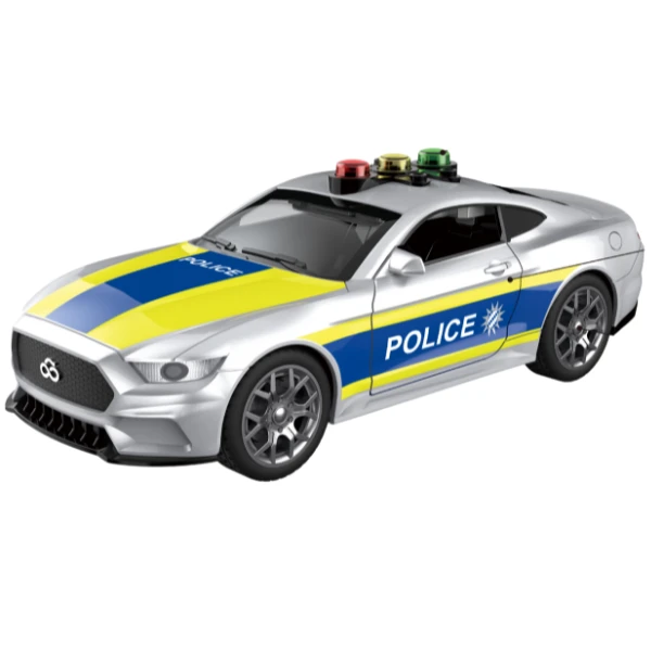 1:18 mașină de poliție "germană", cu inerție (lumină / sunet) 2