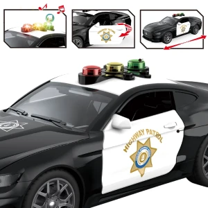 1:18 mașină de poliție "americană", cu inerție (lumină / sunet) Thumbnail 5