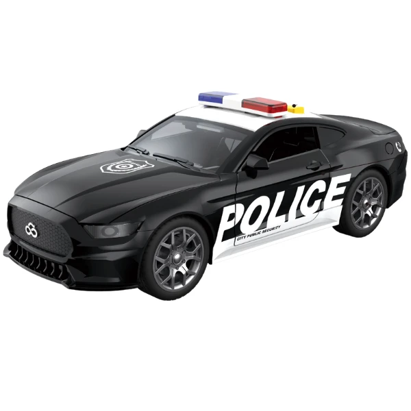 1:18 mașină de poliție cu inerție (lumină / sunet) 2