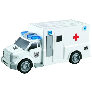 1:20 ambulanță cu fricțiune (lumini / sunete) Thumbnail 2