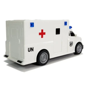 1:20 ambulanță cu fricțiune (lumini / sunete) Thumbnail 4