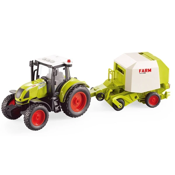 1:16 tractor cu fricțiune "trailered farm tractor" (lumina / sunet) 2
