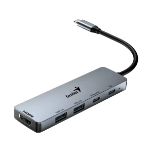 Adaptor hub genius uh-500, gri Thumbnail 2
