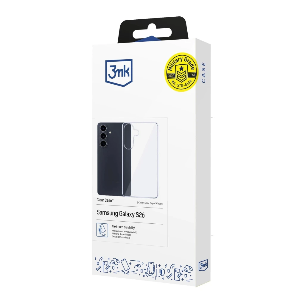 Clear case 3mk p/u apple iphone 17 pro transparent 2