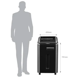 Tocător fellowes powershred® 225ci, negru Thumbnail 5