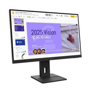 27" monitor lenovo e27q-40, ips 2560x1440 wqhd, raven black Thumbnail 3