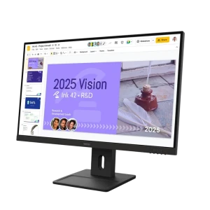 27" monitor lenovo e27q-40, ips 2560x1440 wqhd, raven black Thumbnail 8