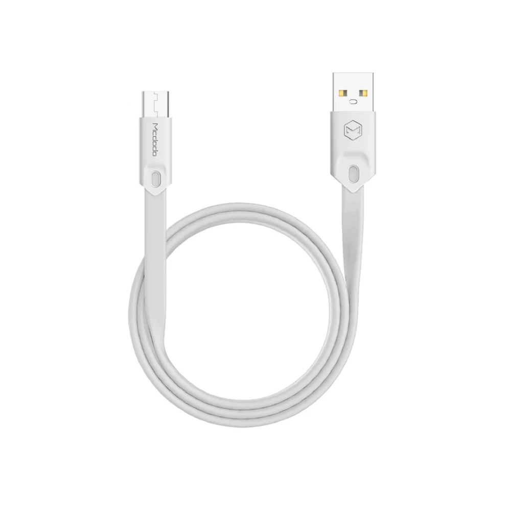 Кабель mcdodo gorgeous series usb-a на micro 1м, белый 2