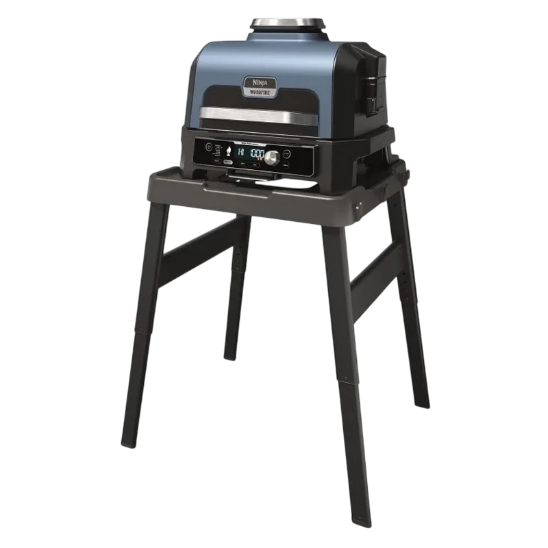 Электрический гриль ninja woodfire pro connect xl, 1700вт, синий | чёрный 4