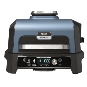 Электрический гриль ninja woodfire pro connect xl, 1700вт, синий | чёрный