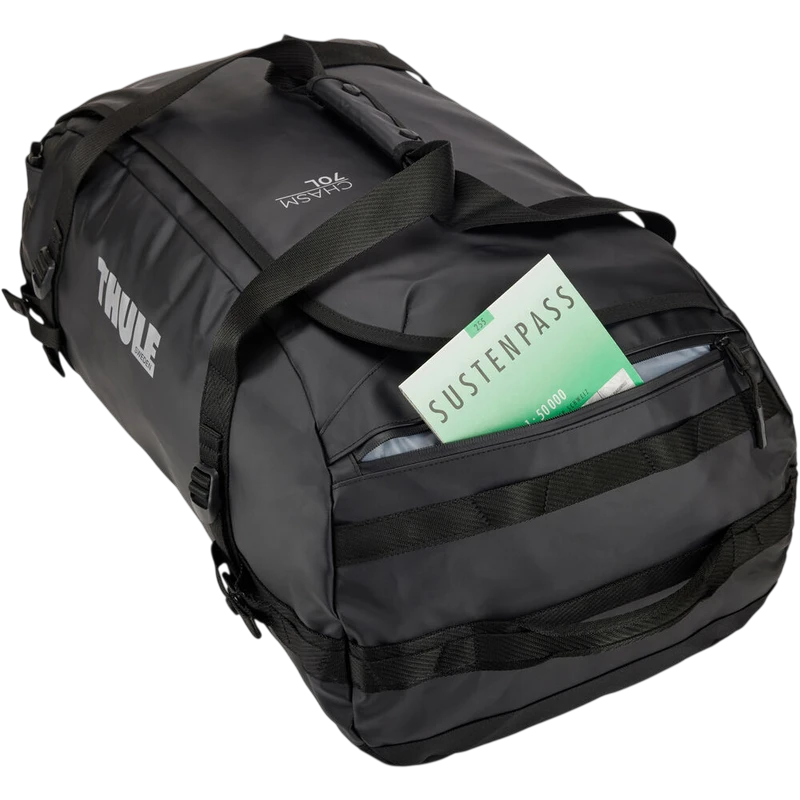 Спортивная сумка thule chasm transformer, нейлон, чёрный 4