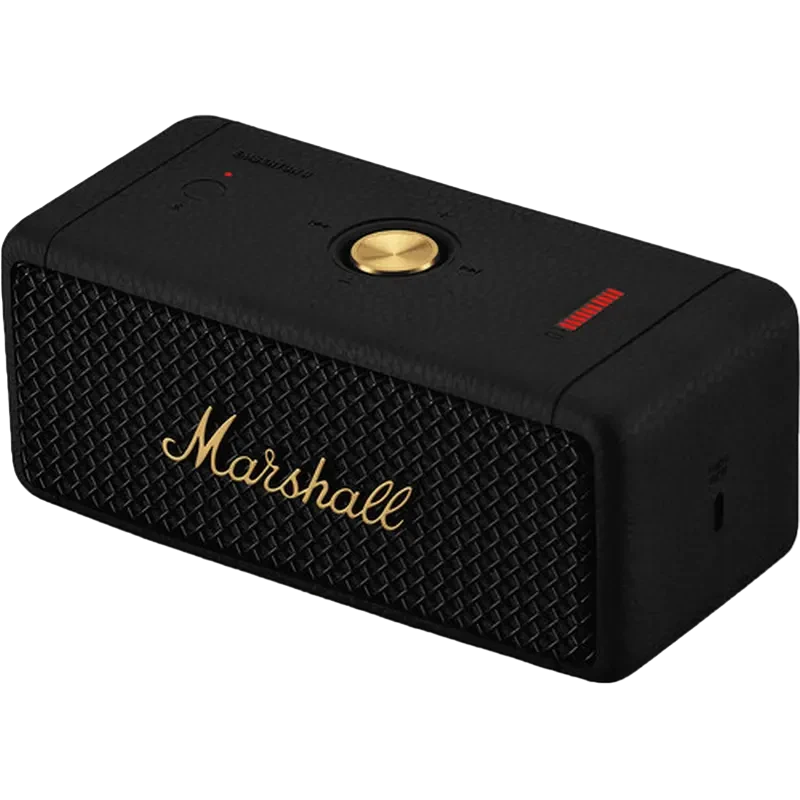 Portable speaker marshall emberton ii, bt 5.1 aptx, 60-20,000hz, 2x10w, playing time 30 hours, ip67, 0.7kg, black&brass 3