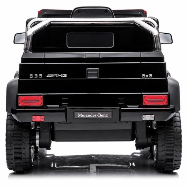 Mașinuță mercedes-benz g63 amg 6×6, baterie 12v10ah, 6 motoare de 35w, roti eva, scaune din piele 6