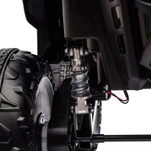 Mașinuță mercedes-benz unimog, baterie 12v14ah, 4 motoare de 60w, roti eva, scaune din piele Thumbnail 8