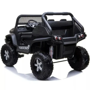 Mașinuță mercedes-benz unimog, baterie 12v14ah, 4 motoare de 60w, roti eva, scaune din piele Thumbnail 6