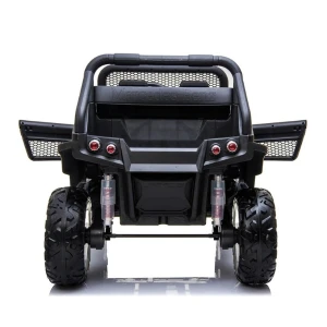 Mașinuță mercedes-benz unimog, baterie 12v14ah, 4 motoare de 60w, roti eva, scaune din piele Thumbnail 7