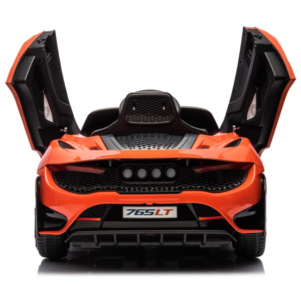 Mașinuță mclaren 765lt, baterie 12v7ah, 4 motoare de 35w, roti eva, scaune din piele 3