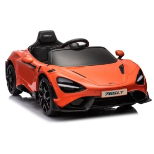 Mașinuță mclaren 765lt, baterie 12v7ah, 4 motoare de 35w, roti eva, scaune din piele Thumbnail 6
